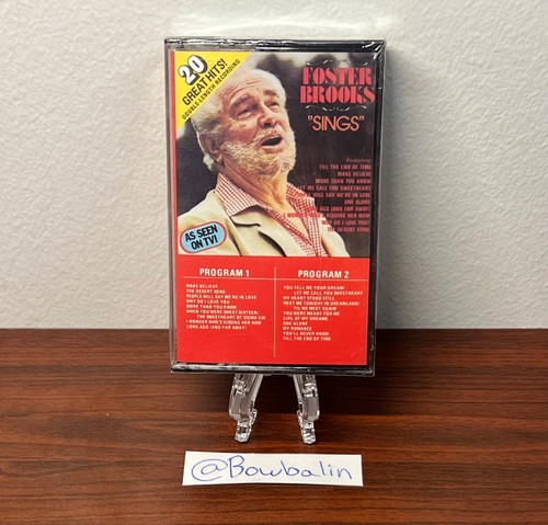 Foster brooks sings cassette - brooks,