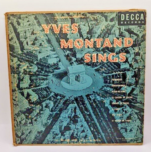 Yves montand sings - montand, dl