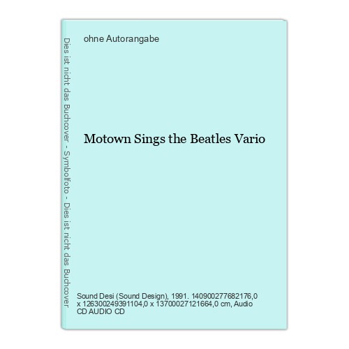 Motown sings the beatles - the, vario
