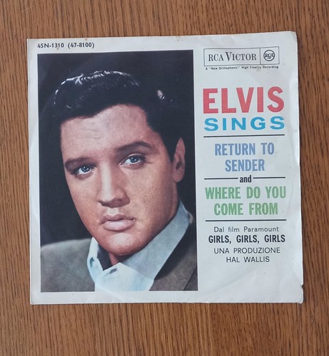 Elvis sings vinile giri - 45,